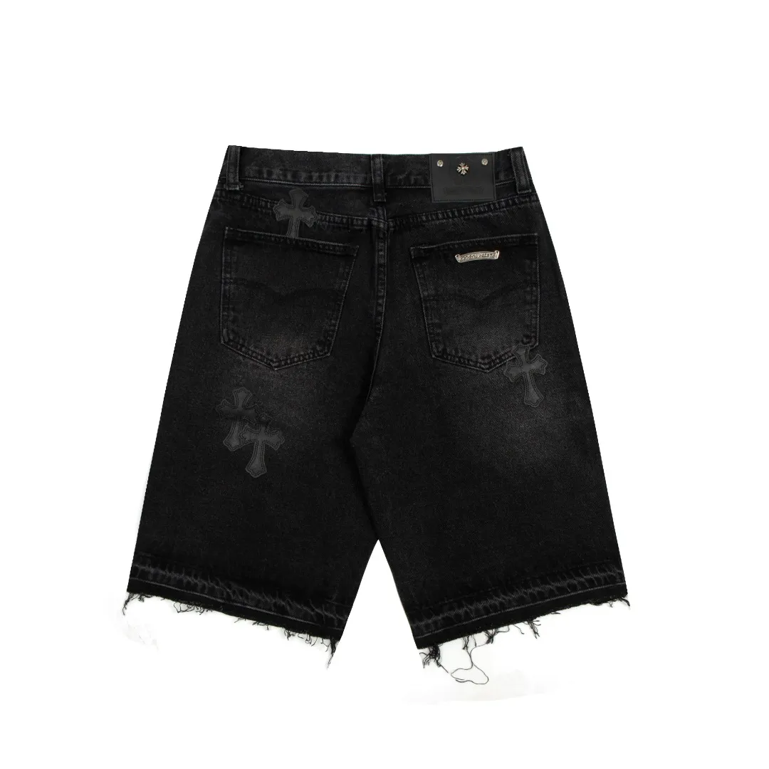 KE921#P180 The only correct leather label version on the market Chrome Hearts CH Cross embroidery distressed jeans Top ceiling quality 100% correct version The correct version is here!  Believe me this must be the best quality you will ever come across! ! Excellent value for money! !  Styles with different washes and textures are very friendly to people with thin legs and thick legs. The straight version is very flattering to the shape of the legs. The moderate length is timeless and easy to match. It is the basis of various styles and a must-have in the wardrobe! ! Add a little stacking to easily control the clean fit trend that has exploded this year. The fabric is stiff but also makes the upper body soft without losing texture. The sides and cuffs of some styles have a bone-wash effect. The vintage flavor pops up all at once. It’s really hard not to love it! ✅Correctly customize the Croxin metal leather label on the back panel. It is not sold directly with the cross on the finished jeans. 1:1 copying strives for excellence and the details are perfectly grasped. ✅The cross leather label is clear and smooth. Exquisite turning top craftsmanship. ✅Buttons, zippers and hardware are all customized versions of the Croxin LOGO. ✅High-cost washing process. Size: 28 30 32 34 36 (5 sizes)